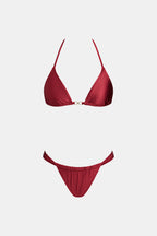 x JOJO Bikini top triangle bretelles licou