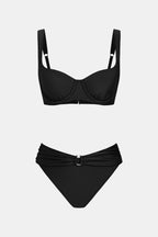 Bikini col cœur et bas échancré