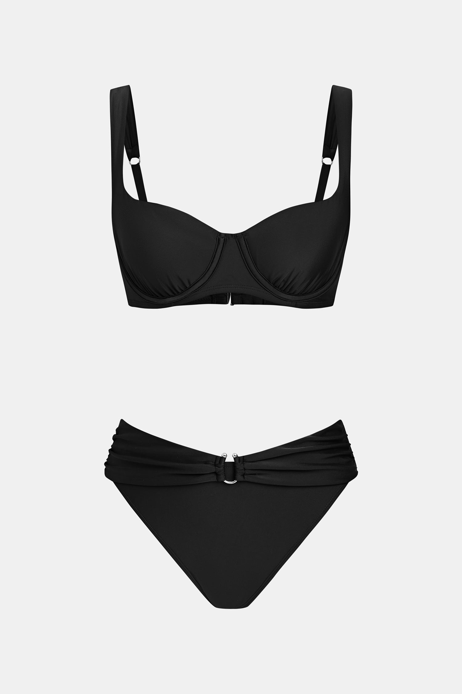 Bikini col cœur et bas échancré