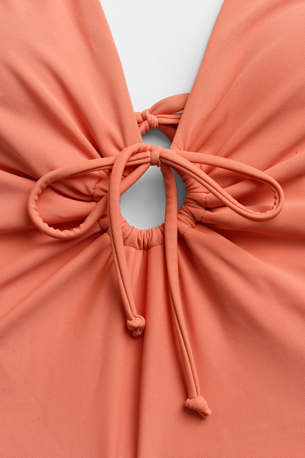 Maillot de bain une pièce melon ultra échancré
