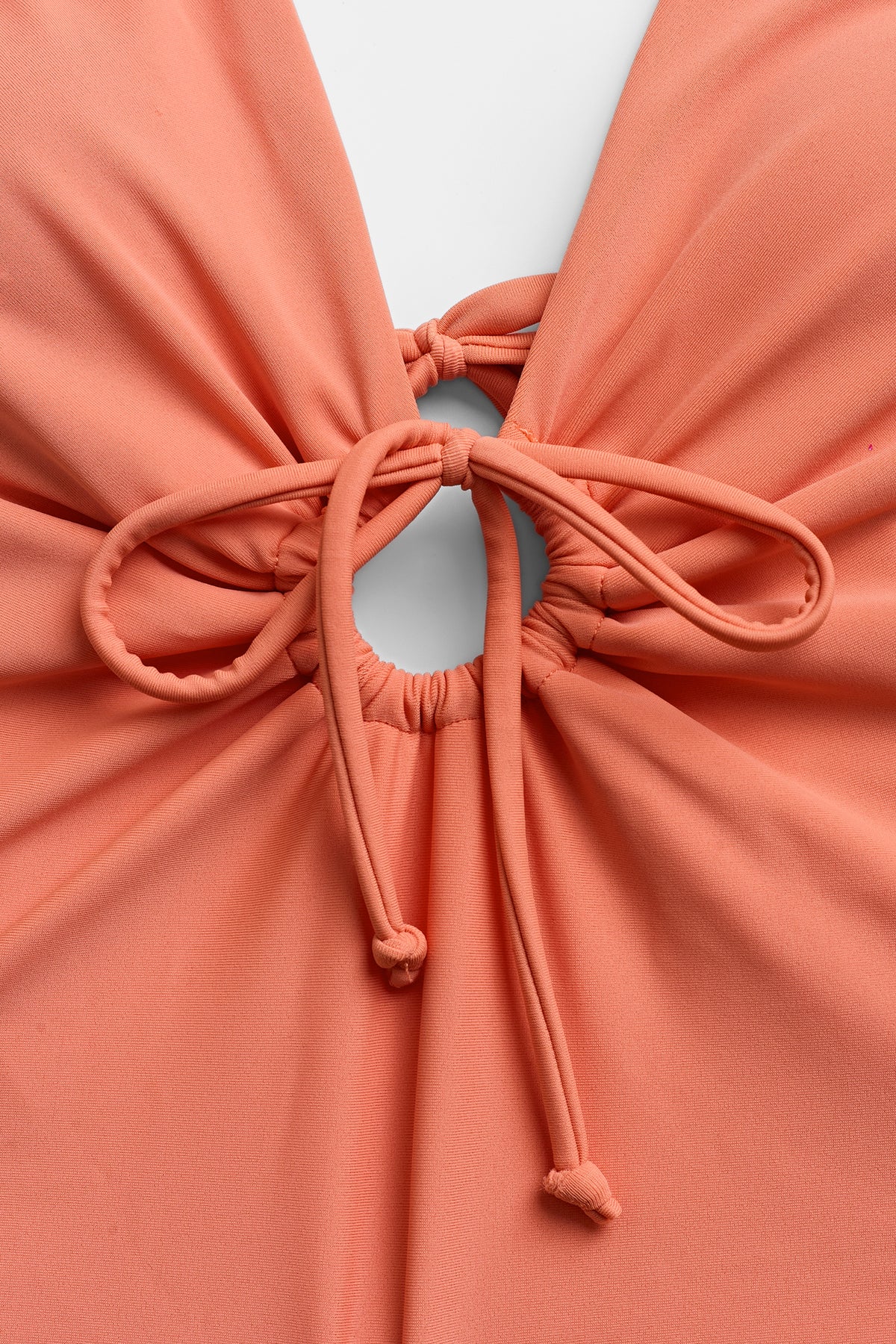 Maillot de bain une pièce melon ultra échancré
