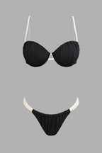 Bikini col cœur armature taille basse