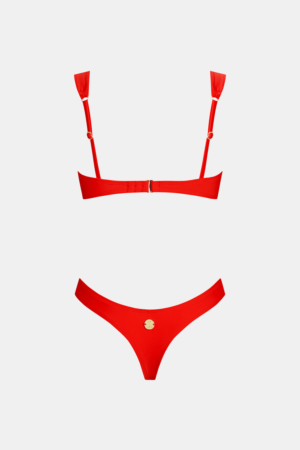 Bikini col cœur et bas coupe extra échancrée