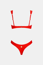 Bikini col cœur et bas coupe extra échancrée