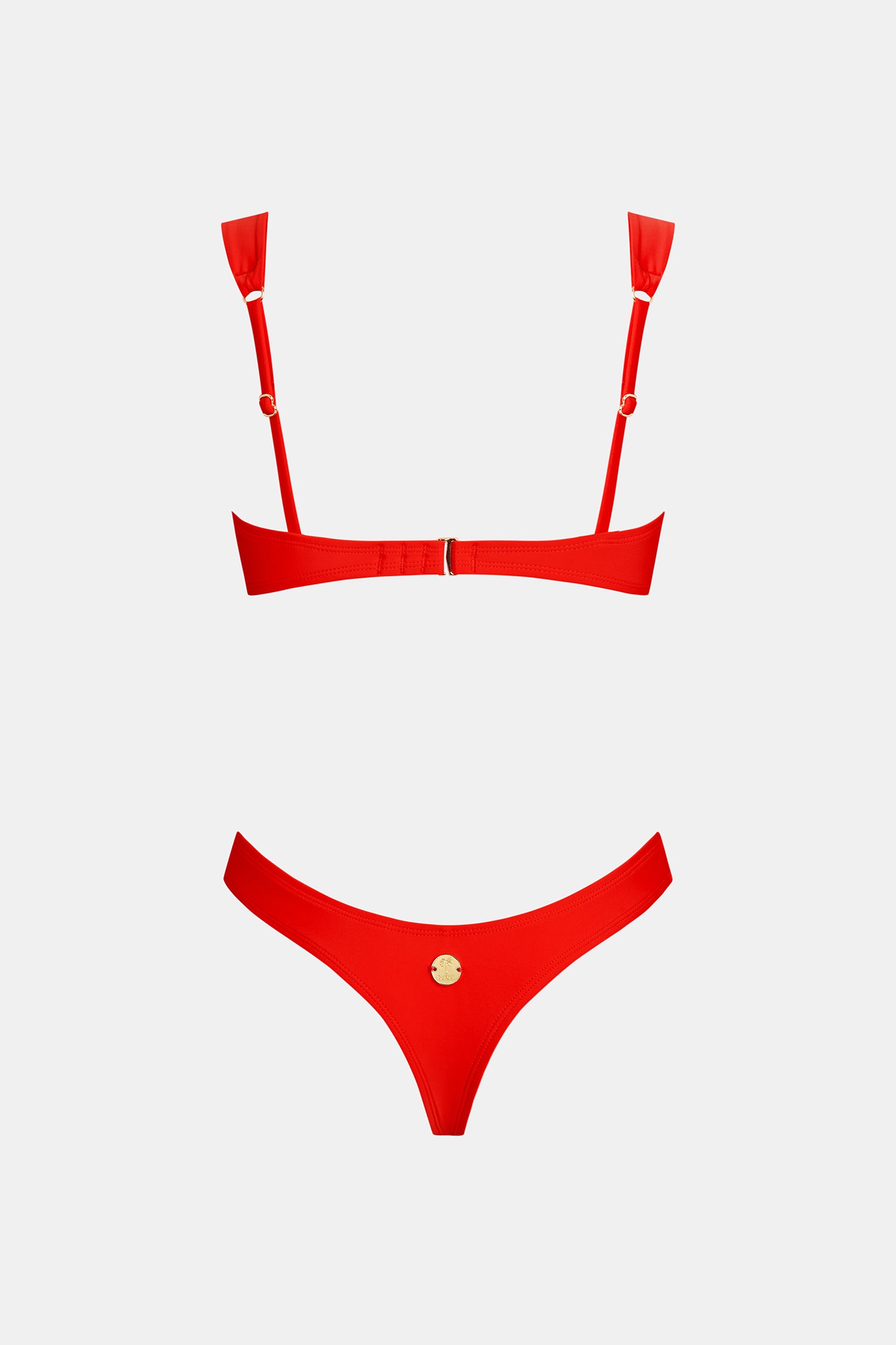 Bikini col cœur et bas coupe extra échancrée