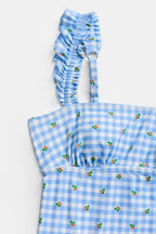 Maillot de bain une pièce col carré