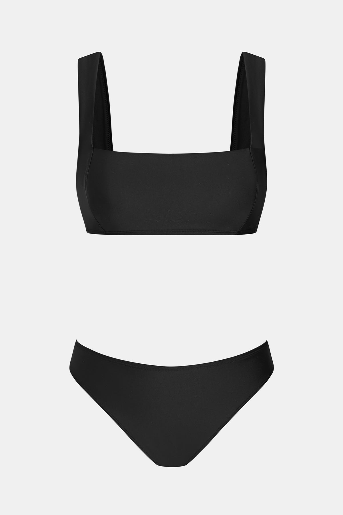 Bikini col carré dos à lacer