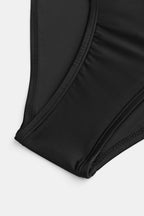 Maillot de bain une pièce en mesh à emballage découpé