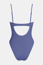 Maillot de bain une pièce découpe au dos