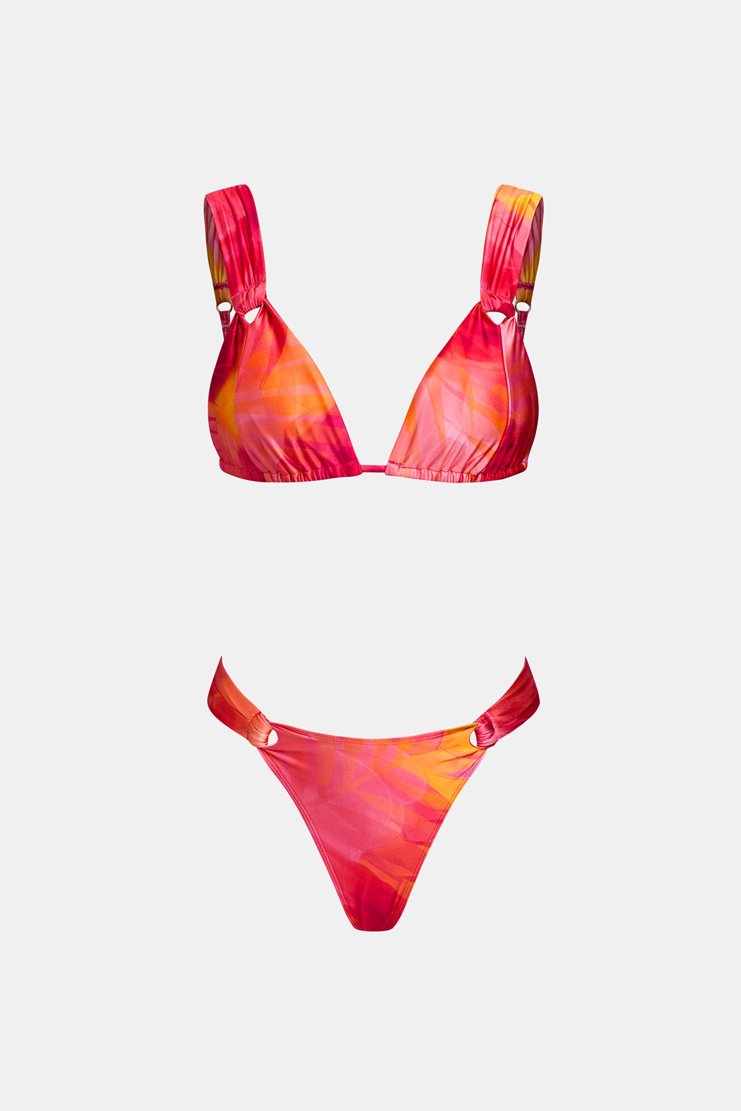 Bikini abstrait col plongeant