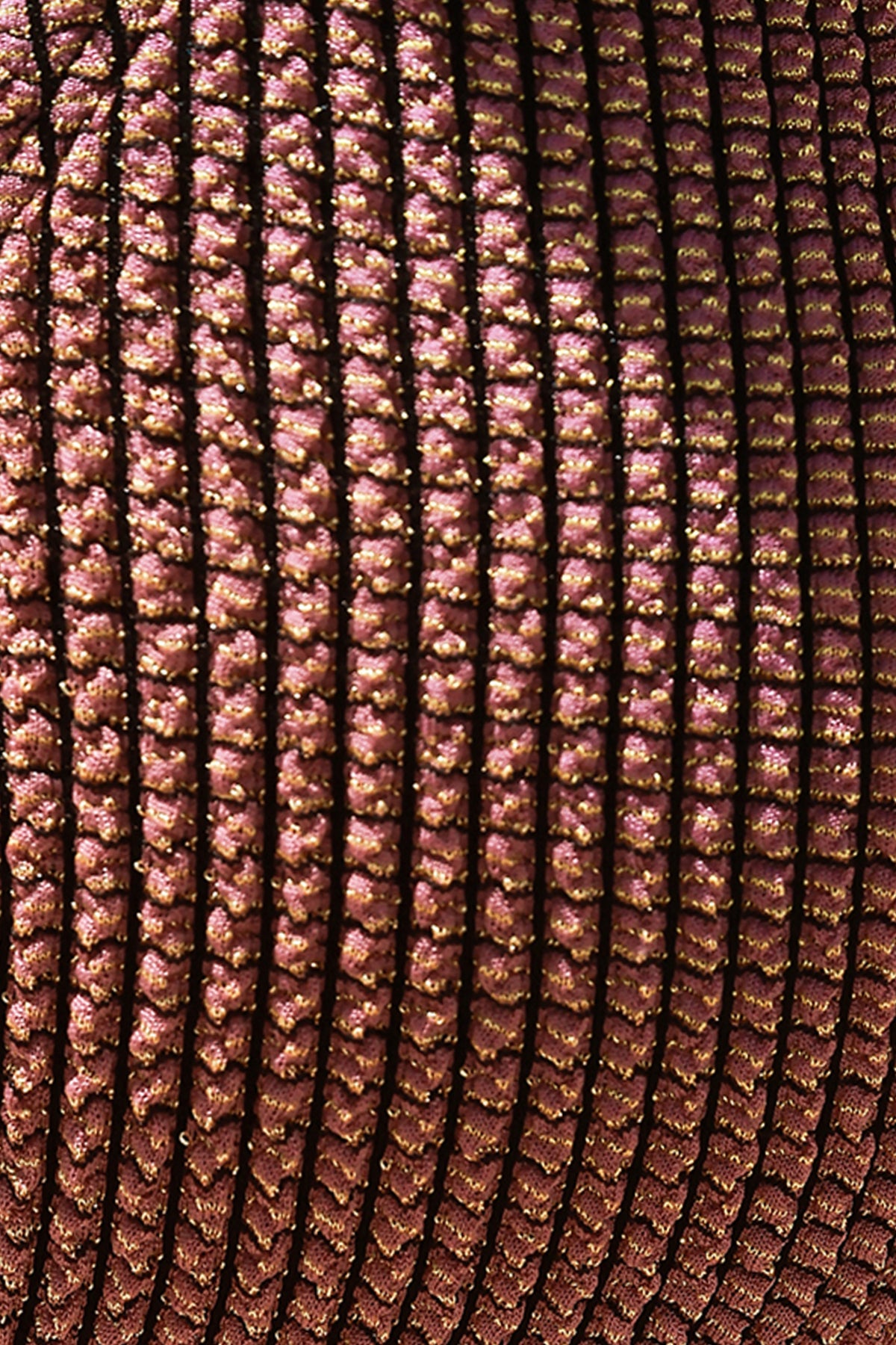 Bikini brun à col V détail breloque