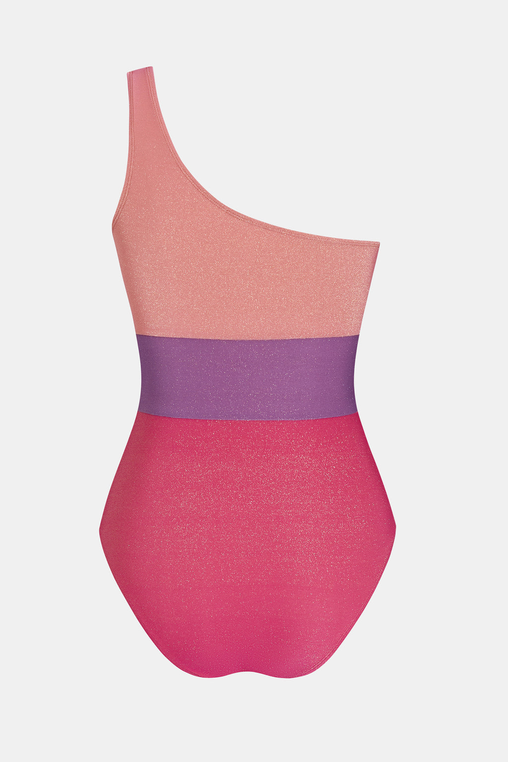 Maillot de bain une pièce col asymétrique découpes