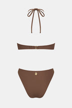 Bikini bretelles licou bas extra échancré