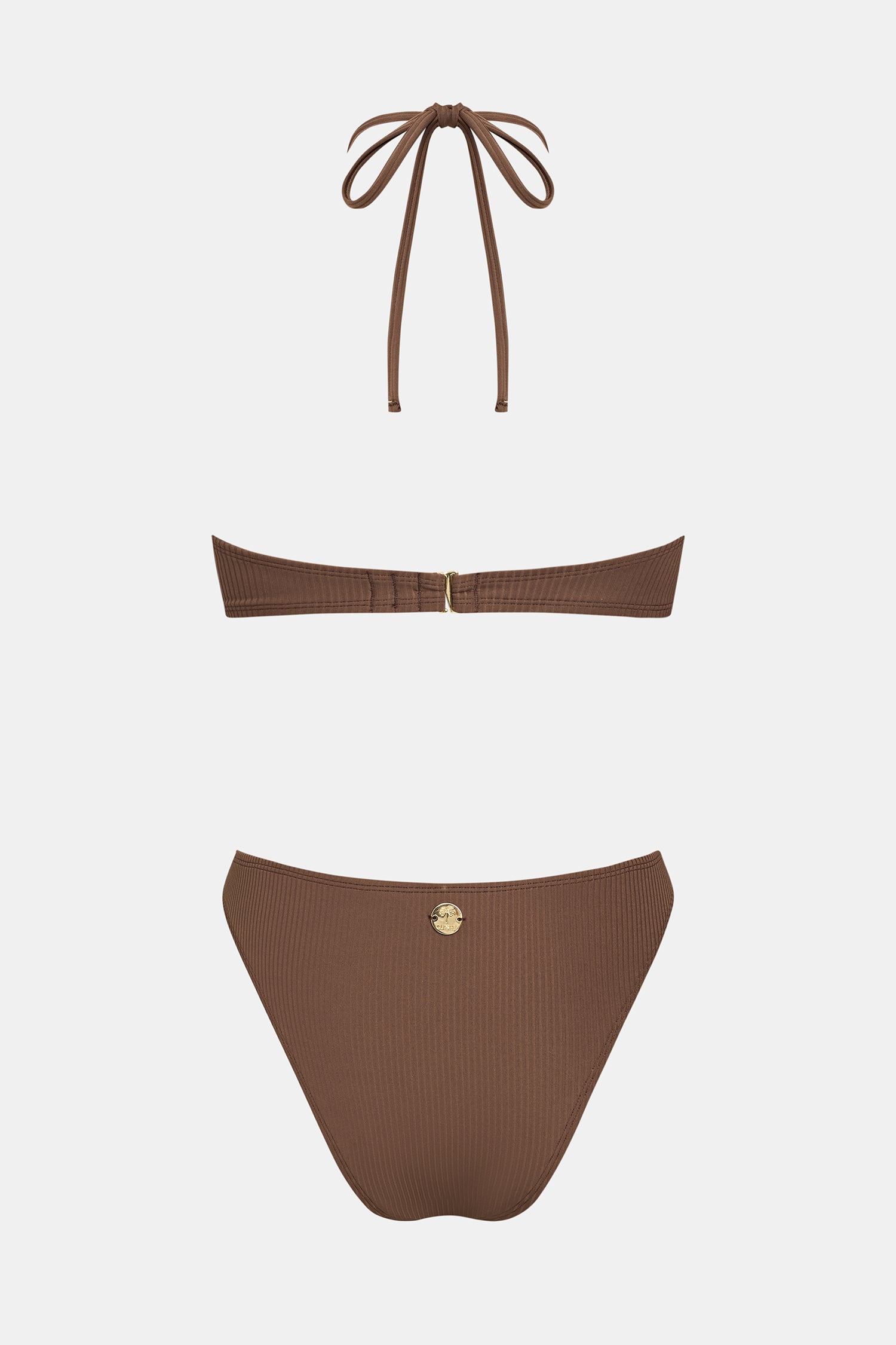 Bikini bretelles licou bas extra échancré