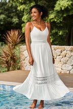 Robe longue blanche élégante