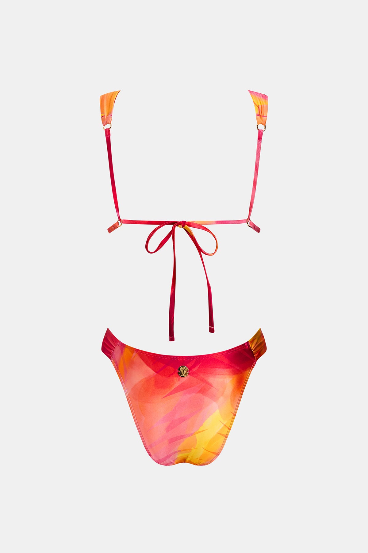 Bikini abstrait col plongeant