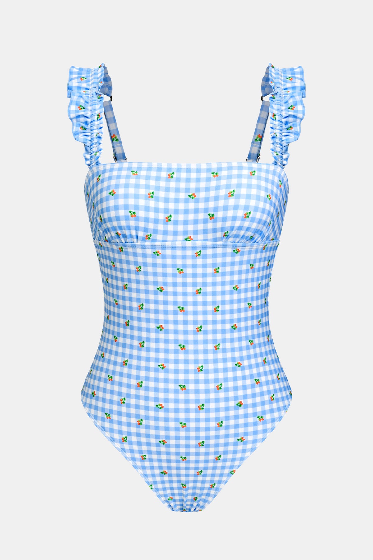 Maillot de bain une pièce col carré