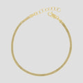 Angelica® Stainless Steel Herringbone Bracelet