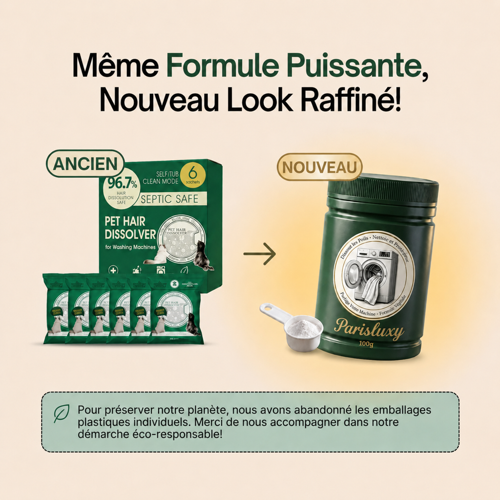 Dissolvant de poils d'animaux