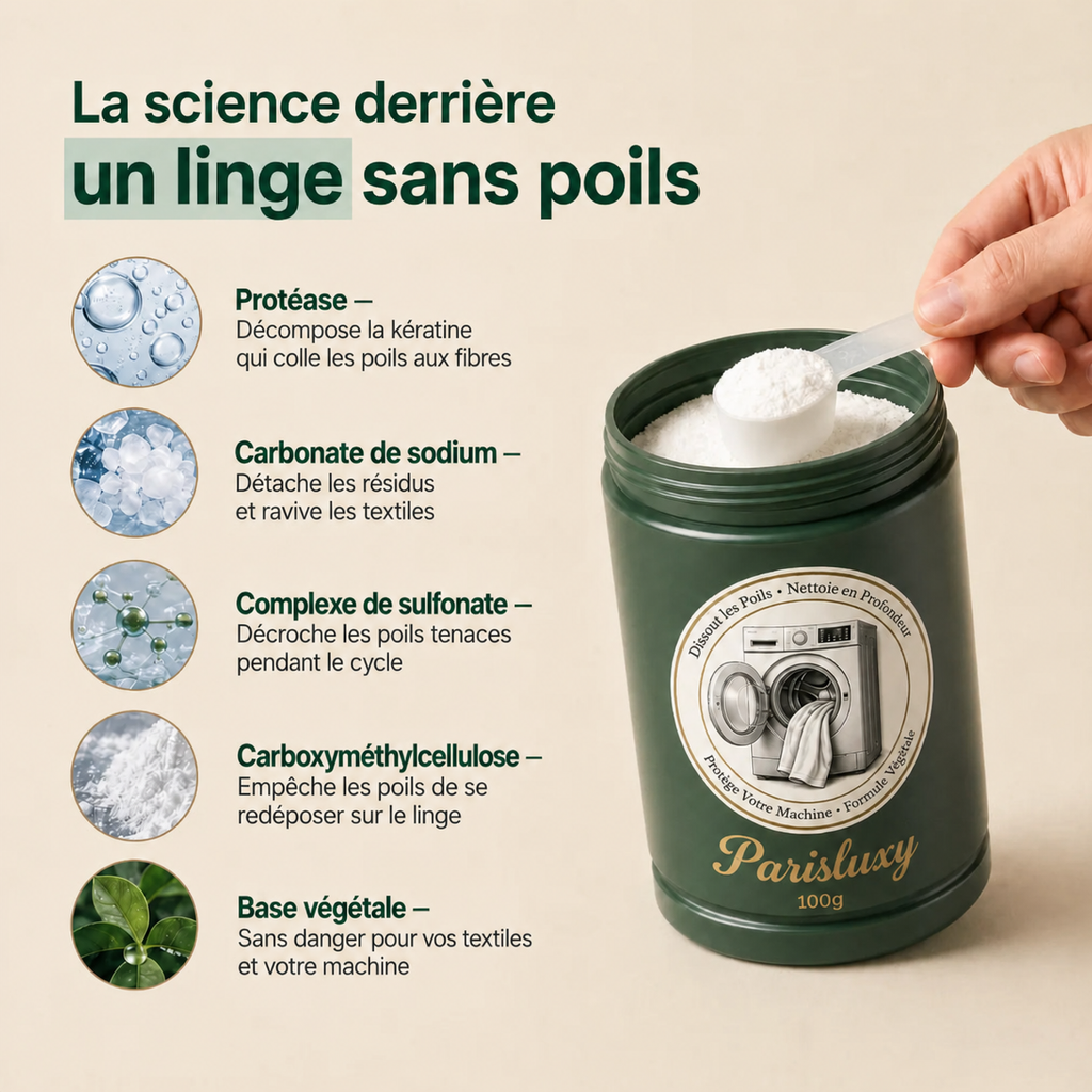 Dissolvant de poils d'animaux
