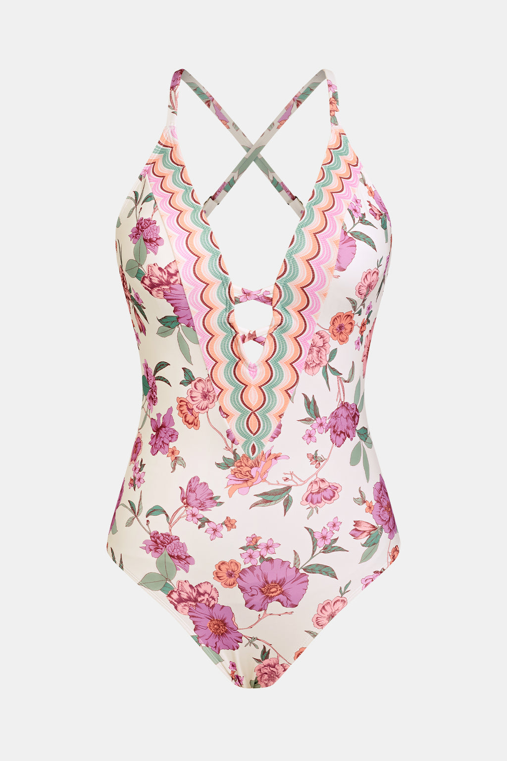 Maillot de bain une pièce maintien flexible