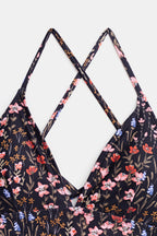 Bikini bralette à col en V et hipster taille moyenne