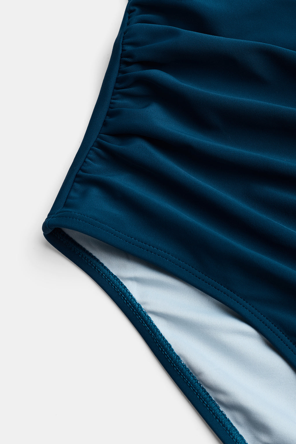 Maillot de bain une pièce à col licou ruché