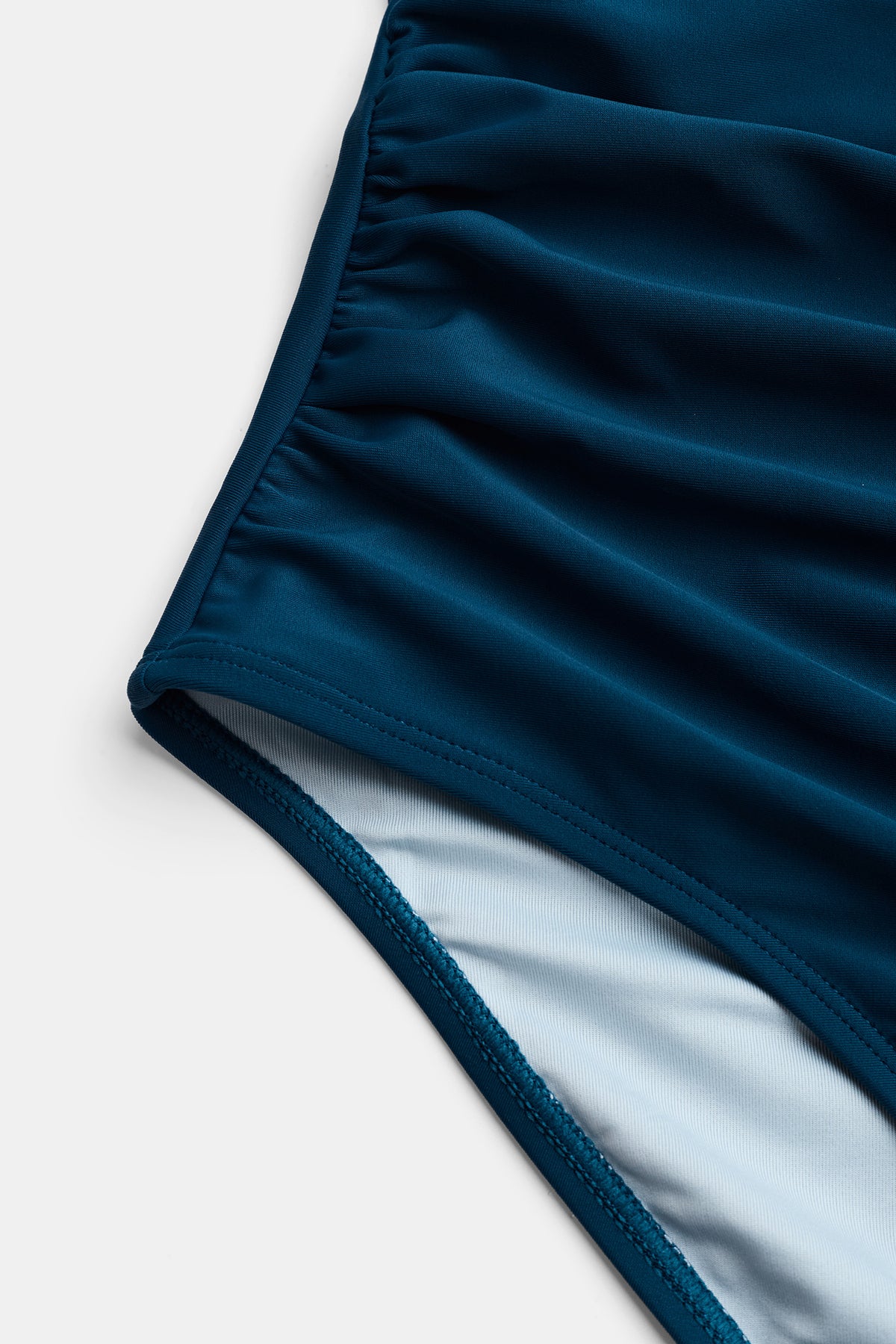 Maillot de bain une pièce à col licou ruché