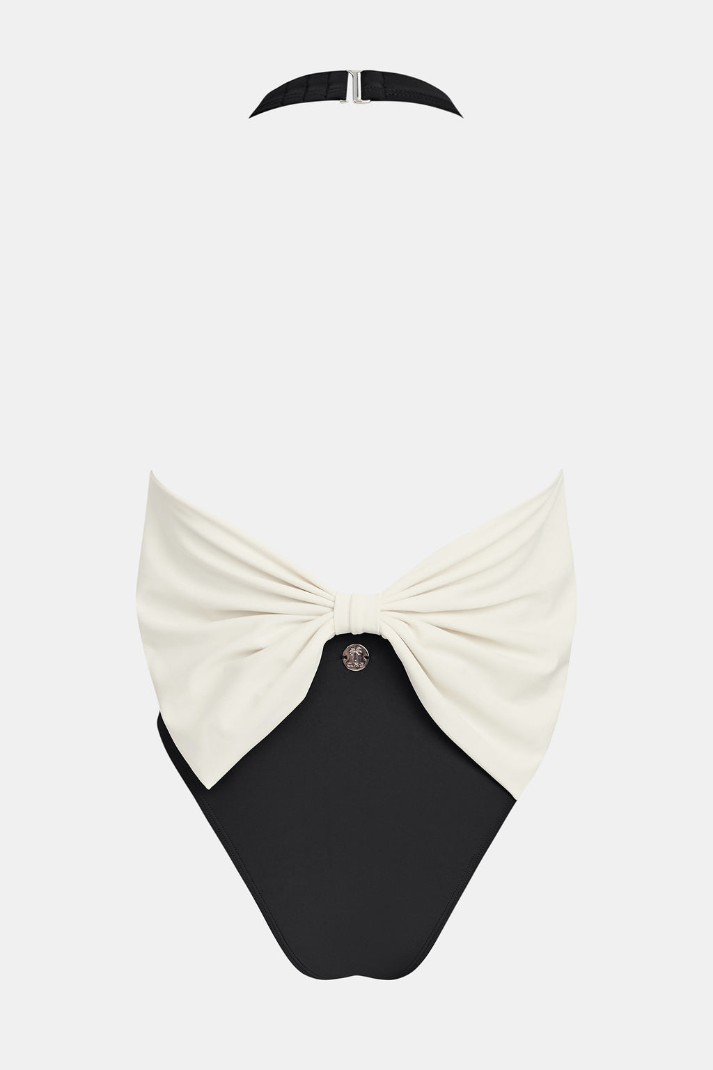 Maillot de bain une pièce colorblock jambe extra haute