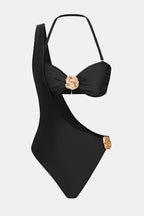 Maillot de bain une pièce large bretelle