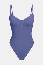 Maillot de bain une pièce découpe au dos