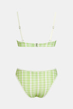 Bikini à carreaux ajustable