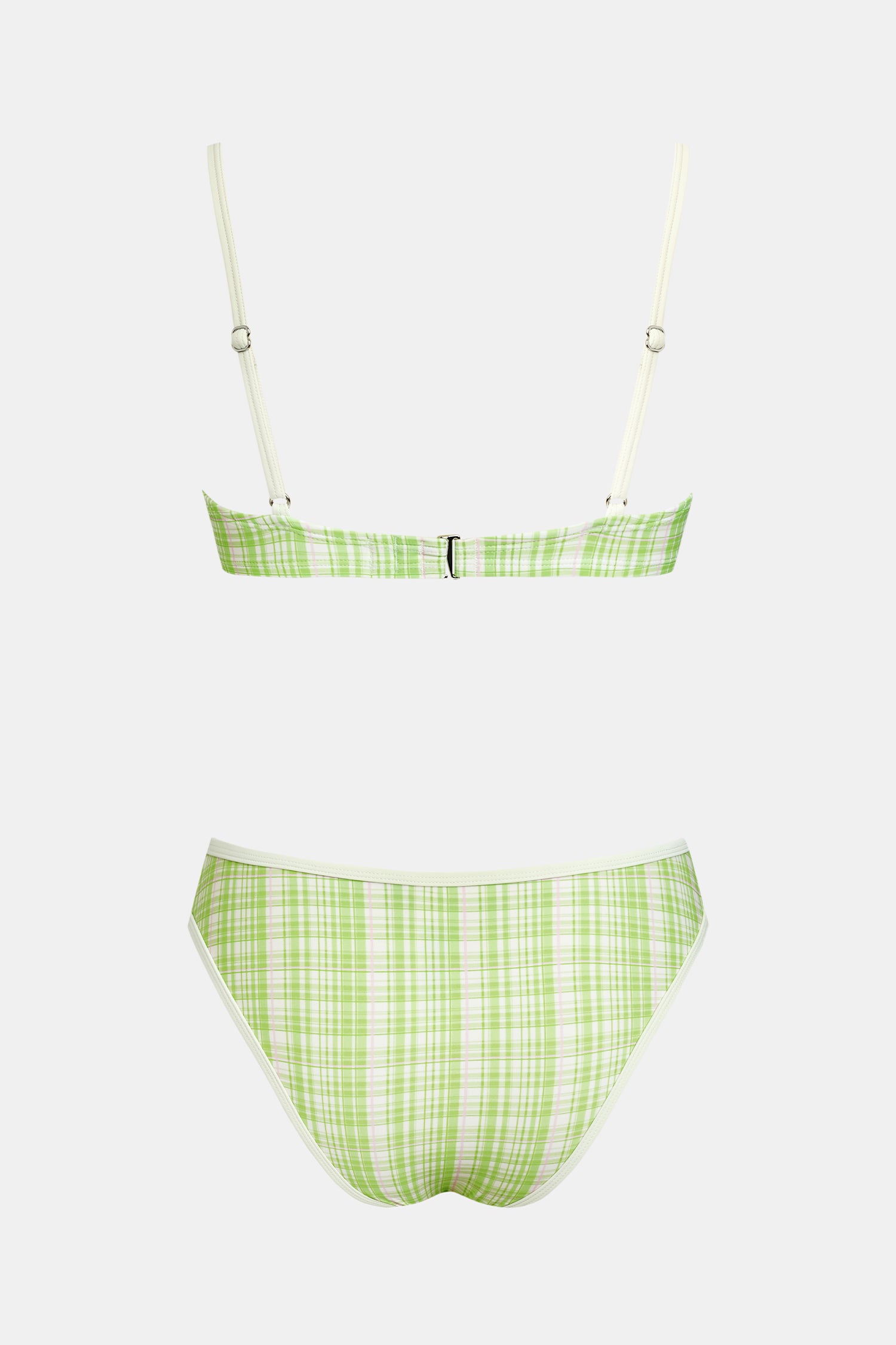Bikini à carreaux ajustable