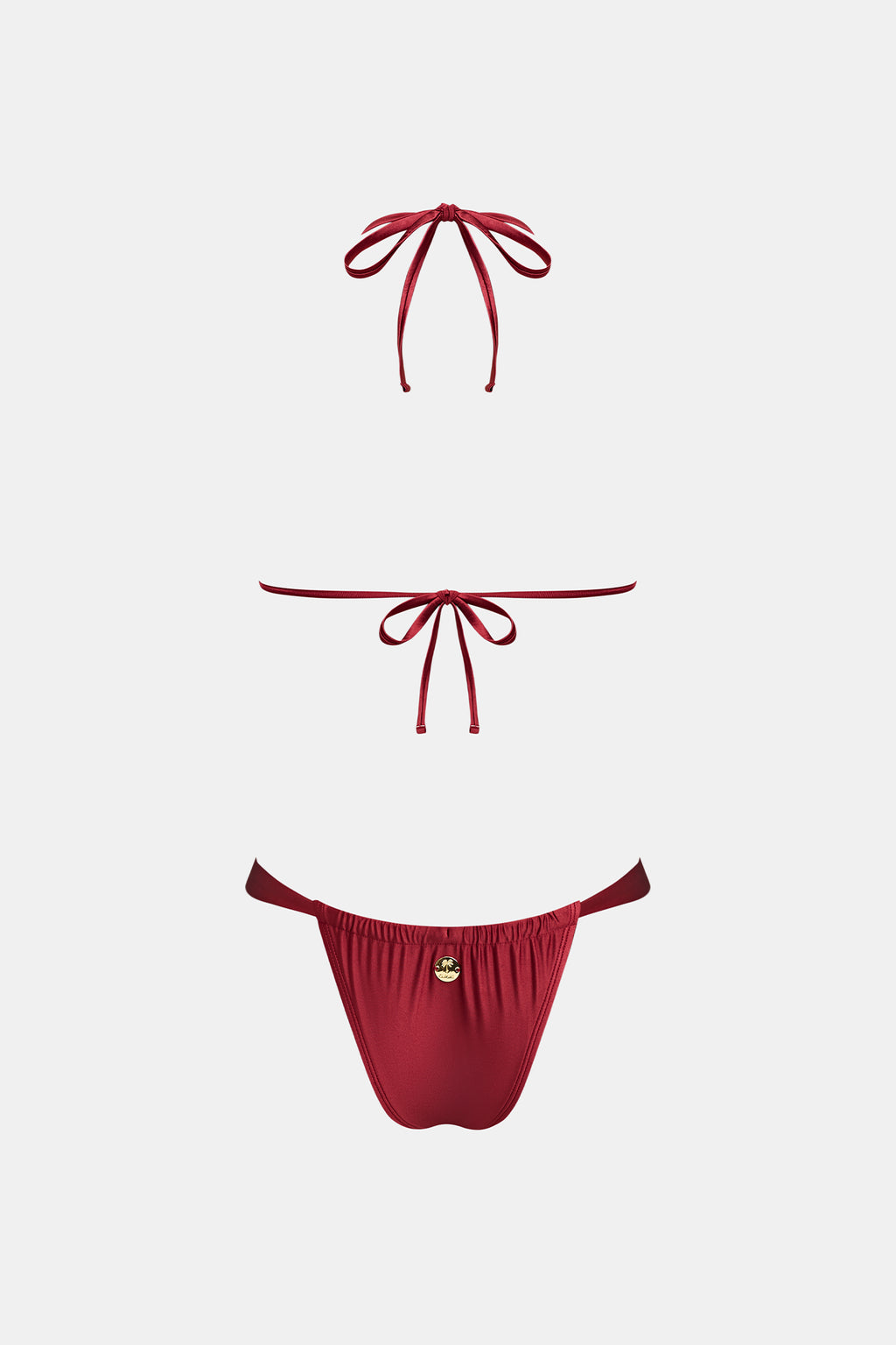 x JOJO Bikini top triangle bretelles licou